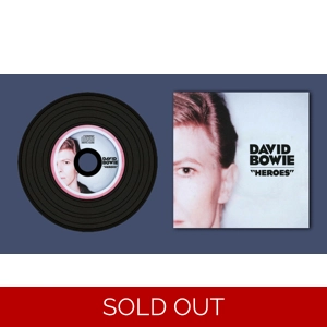 David Bowie: 40th Anniversary Replica Vinyl Heroes CD